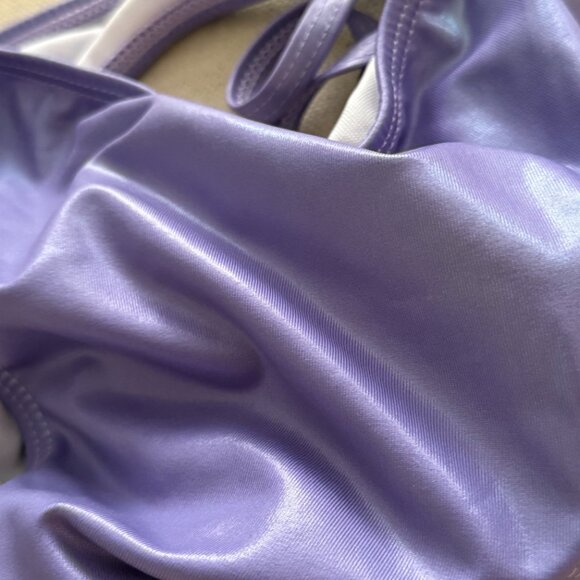 Purple Bikini Set by Shekini (Size Small) - Mermaid Iridescent Look - Picture 4 of 10